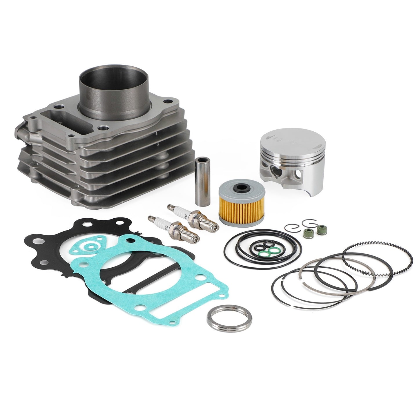 COMPLETE TOP END CYLINDER KIT FOR HONDA ATV TRX 300 FOURTRAX, FW 1988-2000