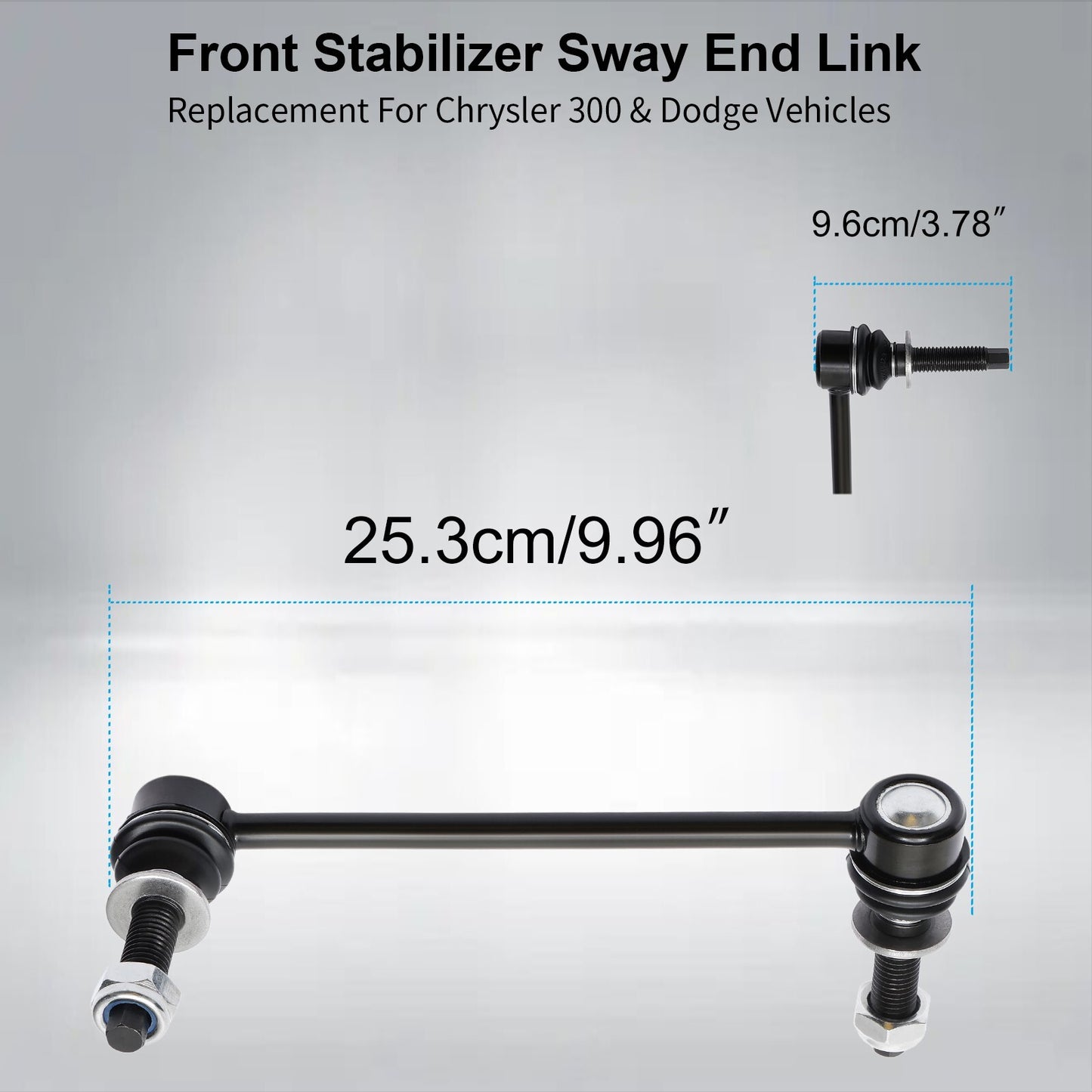 2x Front Sway Bar Links for 2005-2019 Chrysler 300 Dodge Challenger Charger RWD