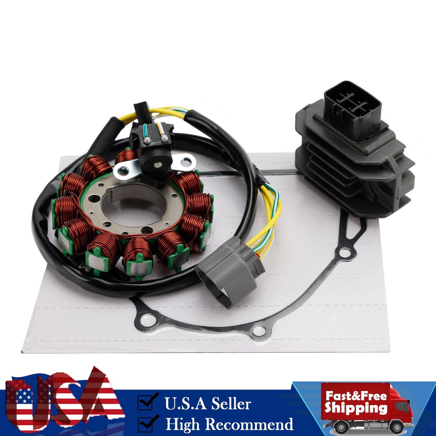 Stator, Regulator & Gasket Kit For Kawasaki KX 250 F 4T KX250Y 2011 - 2012