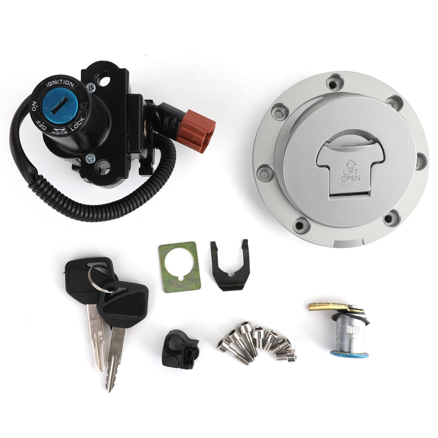 Ignition Switch Lock &Fuel Gas Cap Key Set Fit Honda CBR 600 1000 RR 08-2013