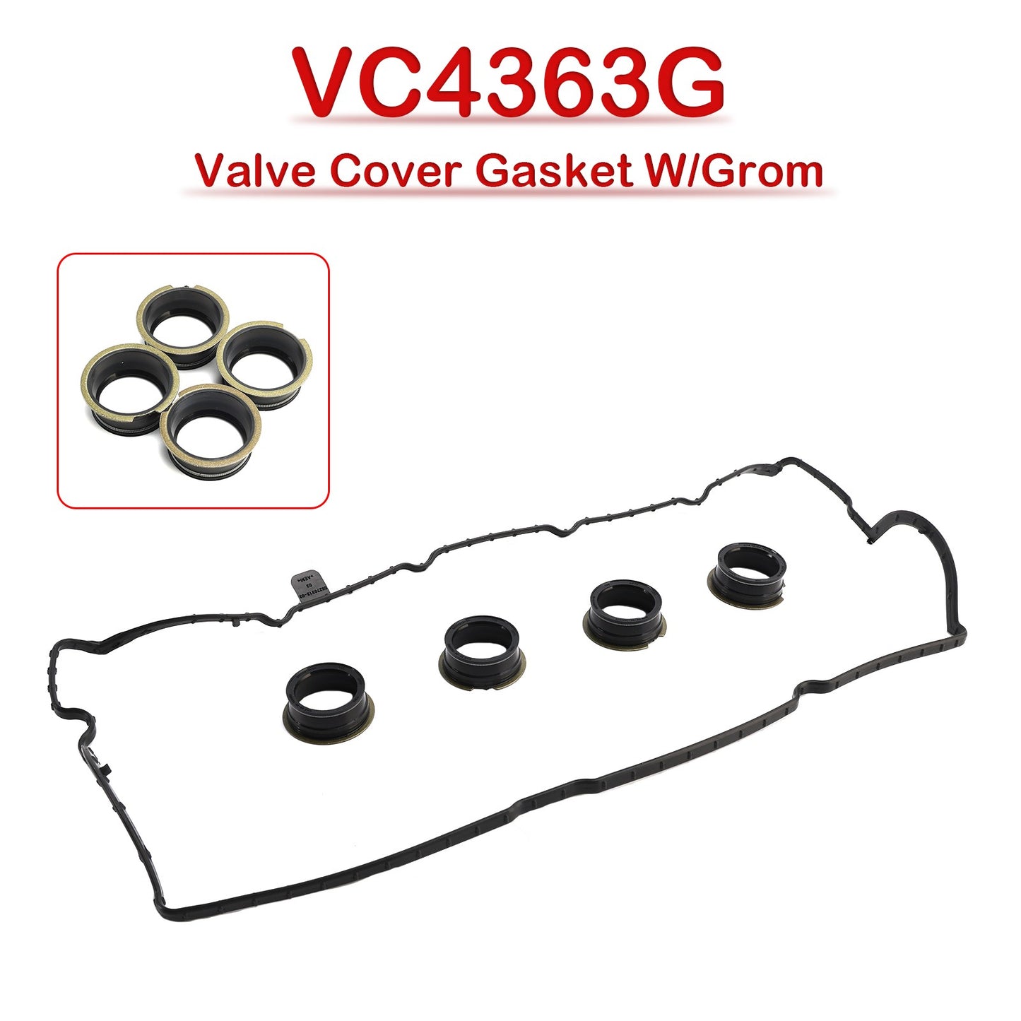 VC4363G Valve Cover Gasket W/Grom for Fiat 1.4L L4 SOHC 16v 14-16