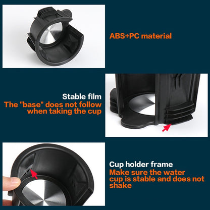 2X Left+Right CUP HOLDER INSERT FOR Land Rover 2010-2016 LR4/2005-2009 LR3