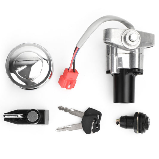 Ignition Switch Tank Cap Helemt Storage Lock Set For Yamaha XVS 125 250 650 1100