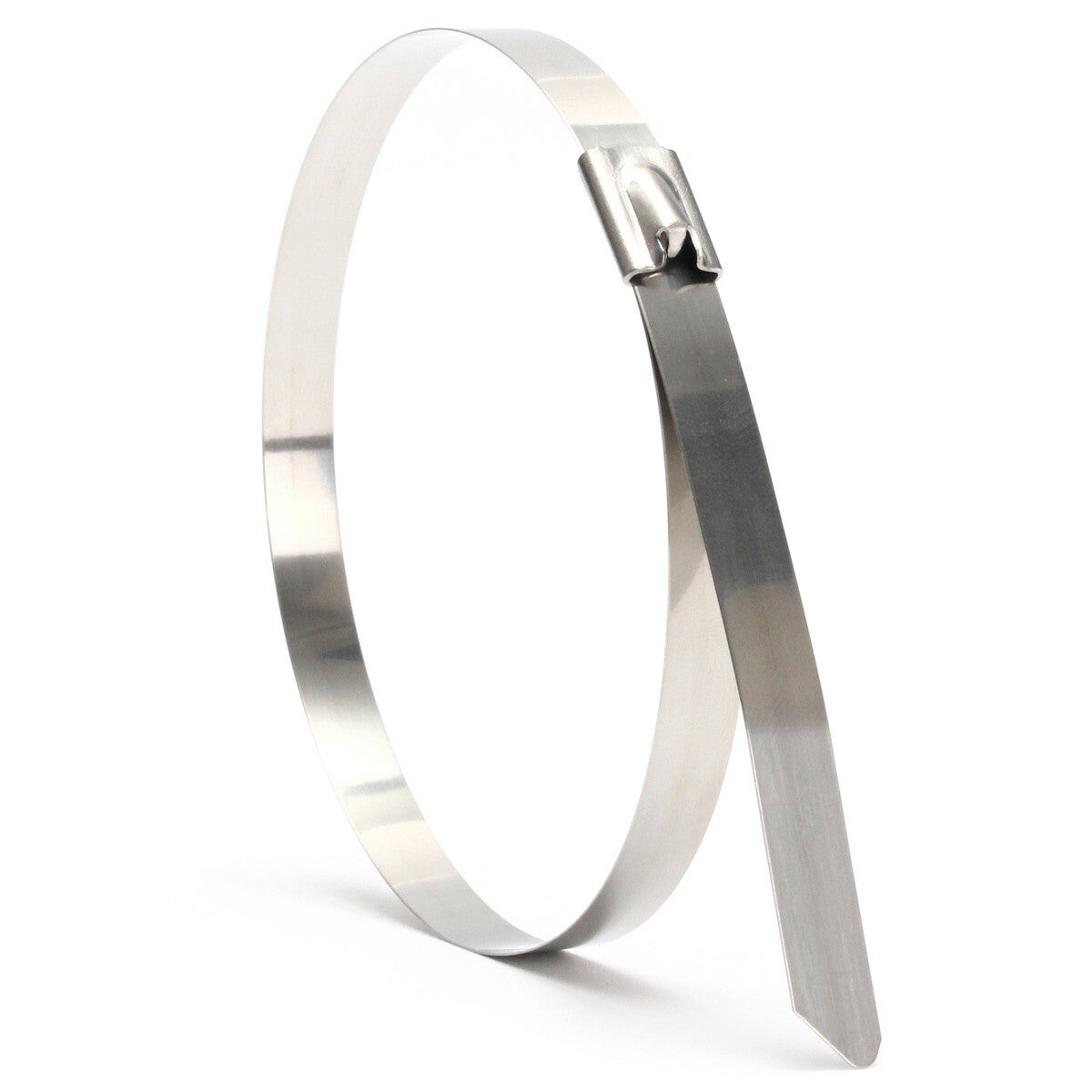 W 1/2" L 11-3/4" Stainless Steel Ball Lock ZIP Ties Straps Wrap Bands Cable Tie