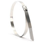 W 1/2" L 11-3/4" Stainless Steel Ball Lock ZIP Ties Straps Wrap Bands Cable Tie