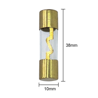 AGU Fuse Multipack 10A 20A 30A 40A 50A 60A 80A 100A Gold Glass Inline Car Audio