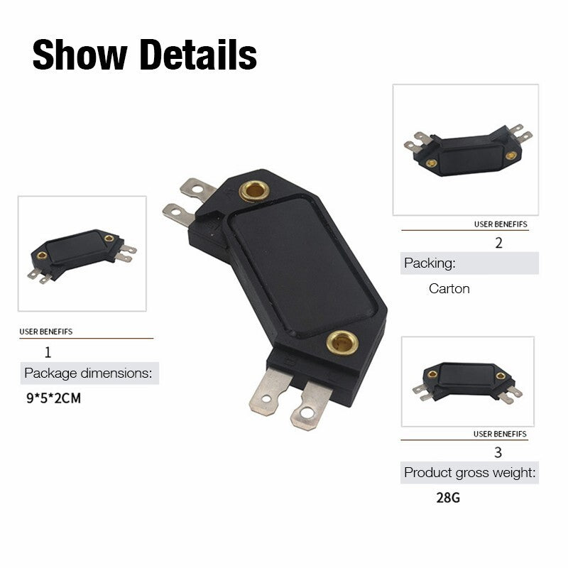 Ignition Module HEI 4 Pin For GM 1974-88 Chevy Pontiac Olds Buick LX301 D1906HT