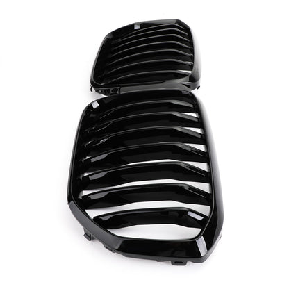 Gloss Black  Front Kidney Grill Grille Performance For BMW X5 G05 2018-2021
