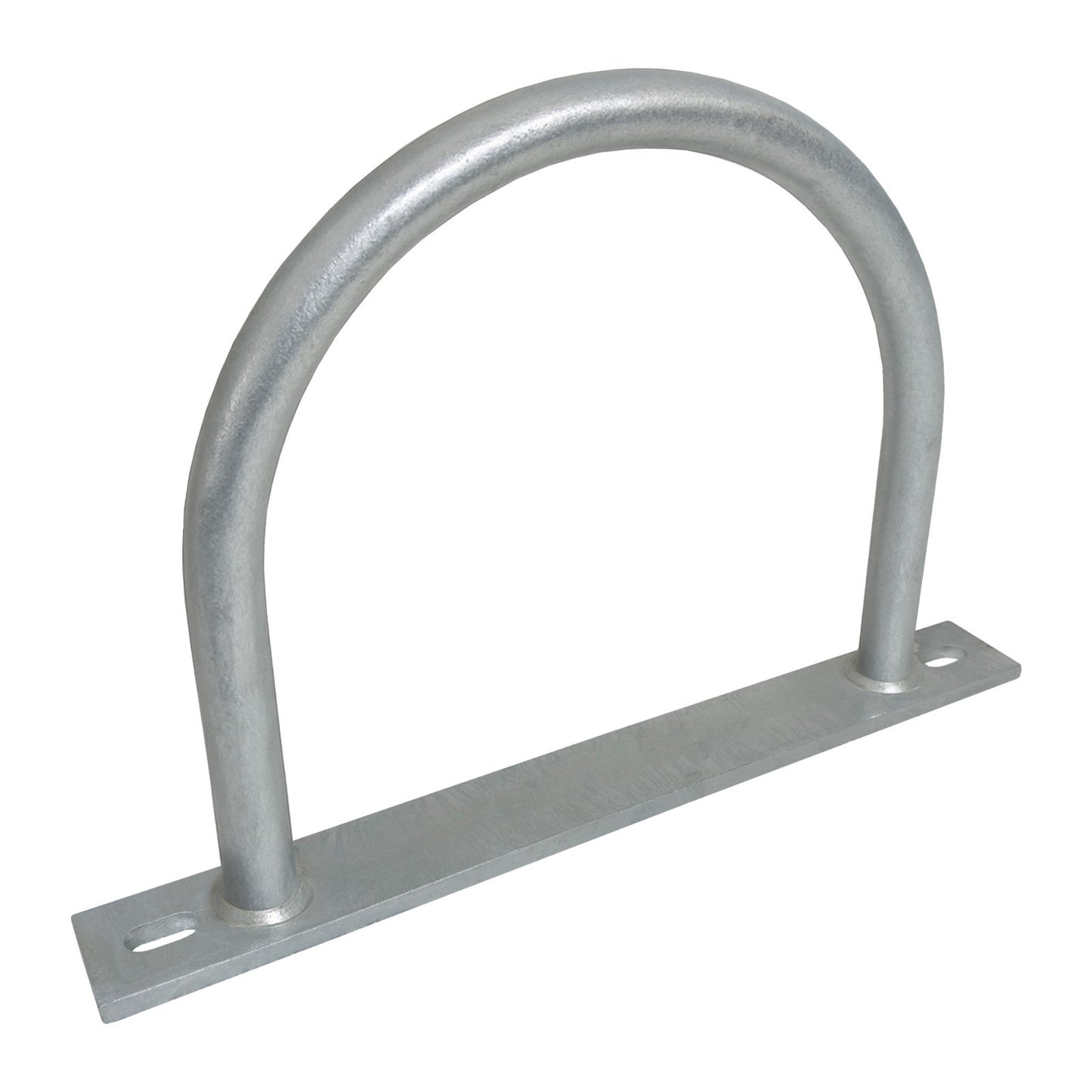 Dock Piling Hoop on Plate - 10" - Hoop Pile Holder - 2" Plate, 3/8" thick (1)