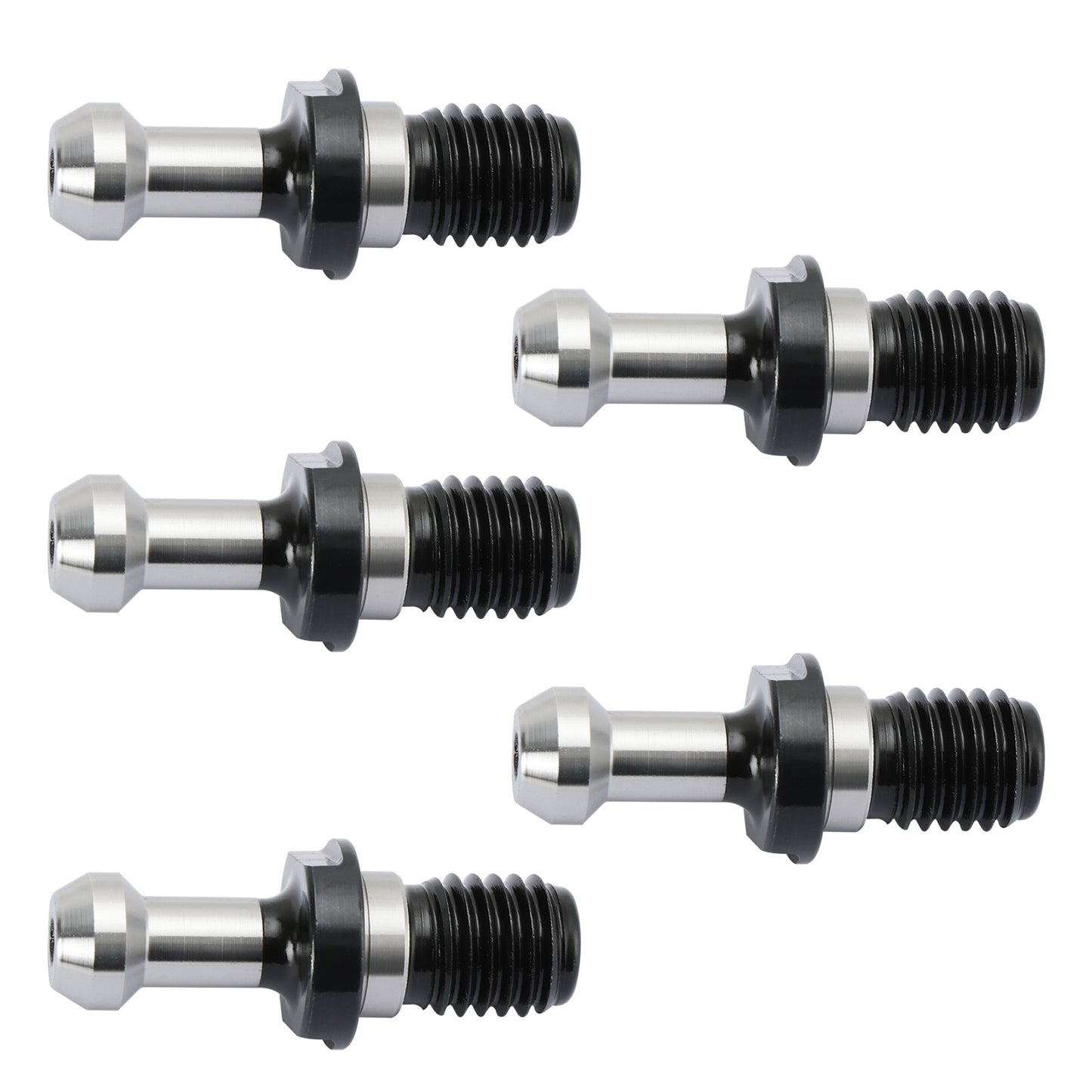 5Pcs CAT40 45° Pull Stud Retention Knob Fits For Any Haas CAT40 CNC Silver