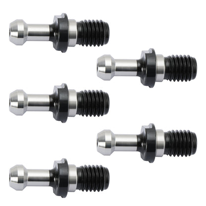 5Pcs CAT40 45° Pull Stud Retention Knob Fits For Any Haas CAT40 CNC Silver