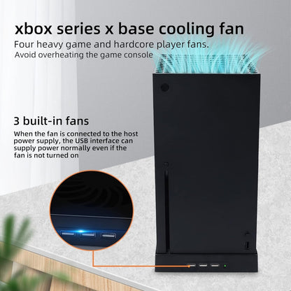 Adjustable Cooling Fan for Xbox Series X Console Low-Noise High-Speed Cooler