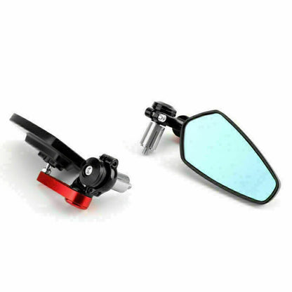 7/8" Aluminum Rear View Side Mirror Handle Bar End Universal For Motorcycle Rd N