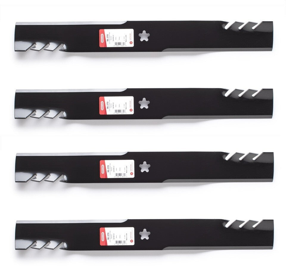 Solid Spare (4) Oregon 96-370 AYP Sears Fusion Gator Mulcher 3-in-1 Lawn Mower Blade 22 7/8"