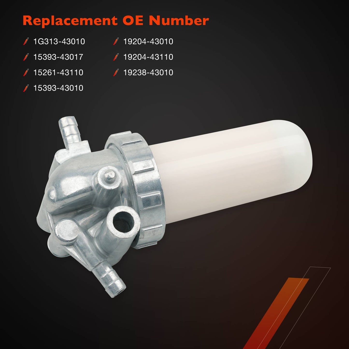 1G313-43010 Fuel Filter Assembly For Kubota D1105 D1305 D722 Engine 15393-43017