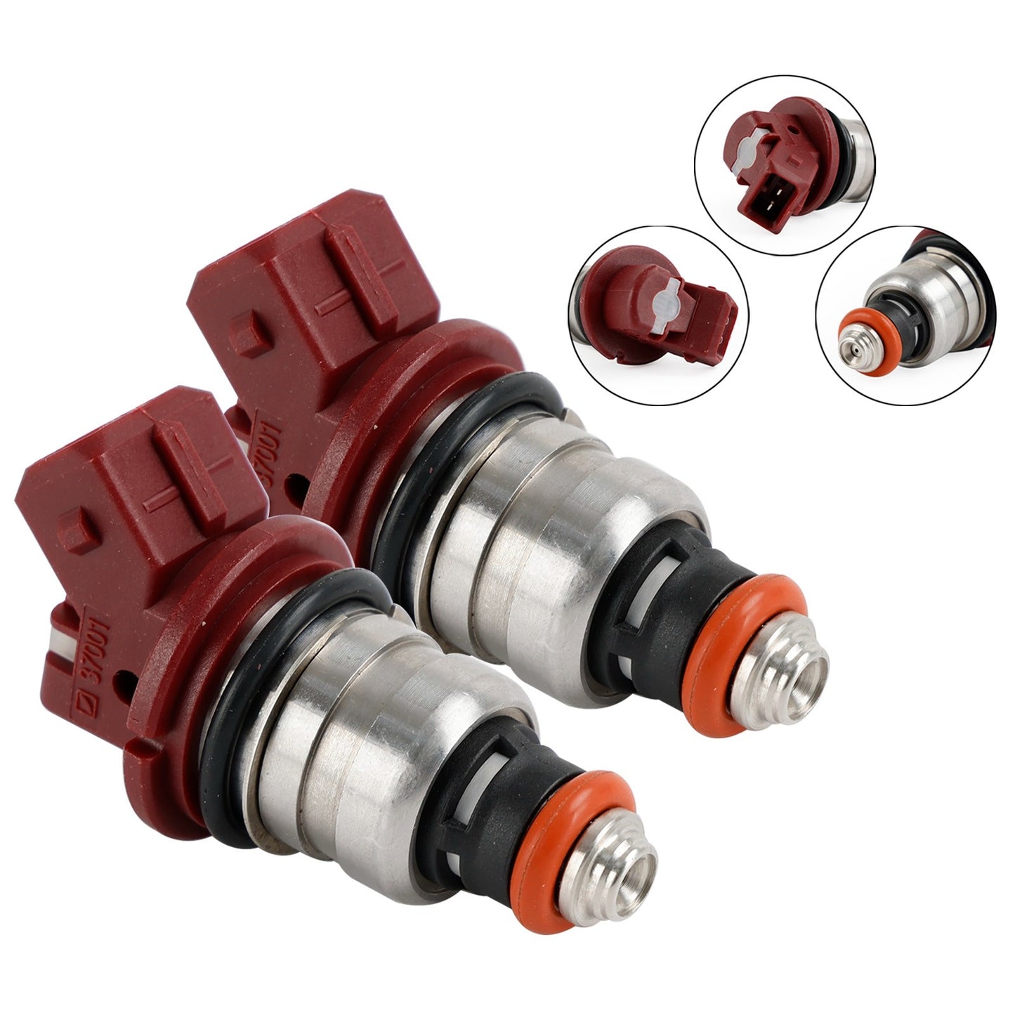 2PCS 275500460 Fuel Injectors Fit for Seadoo GTX/RX/LRV/XP/3D 2000-2007