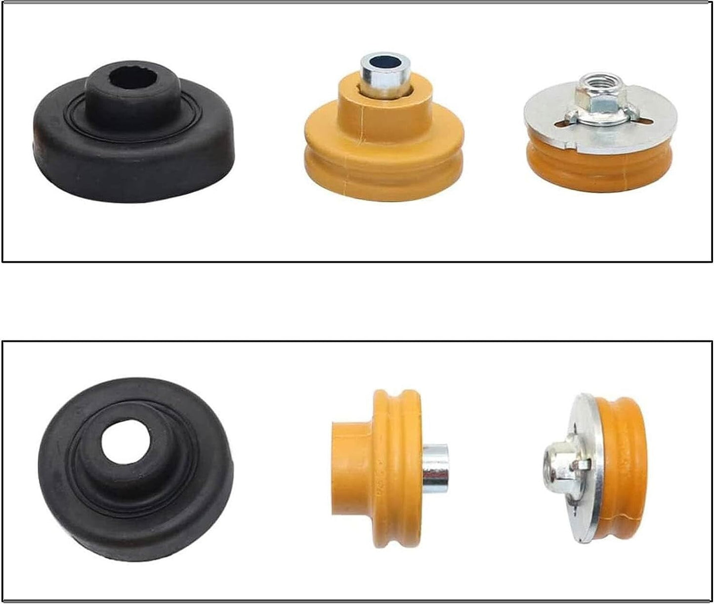 For BMW E90 E92 E93 E82 Rear Upper Lower Shock Mounts Grommets & Bump Stops Kit