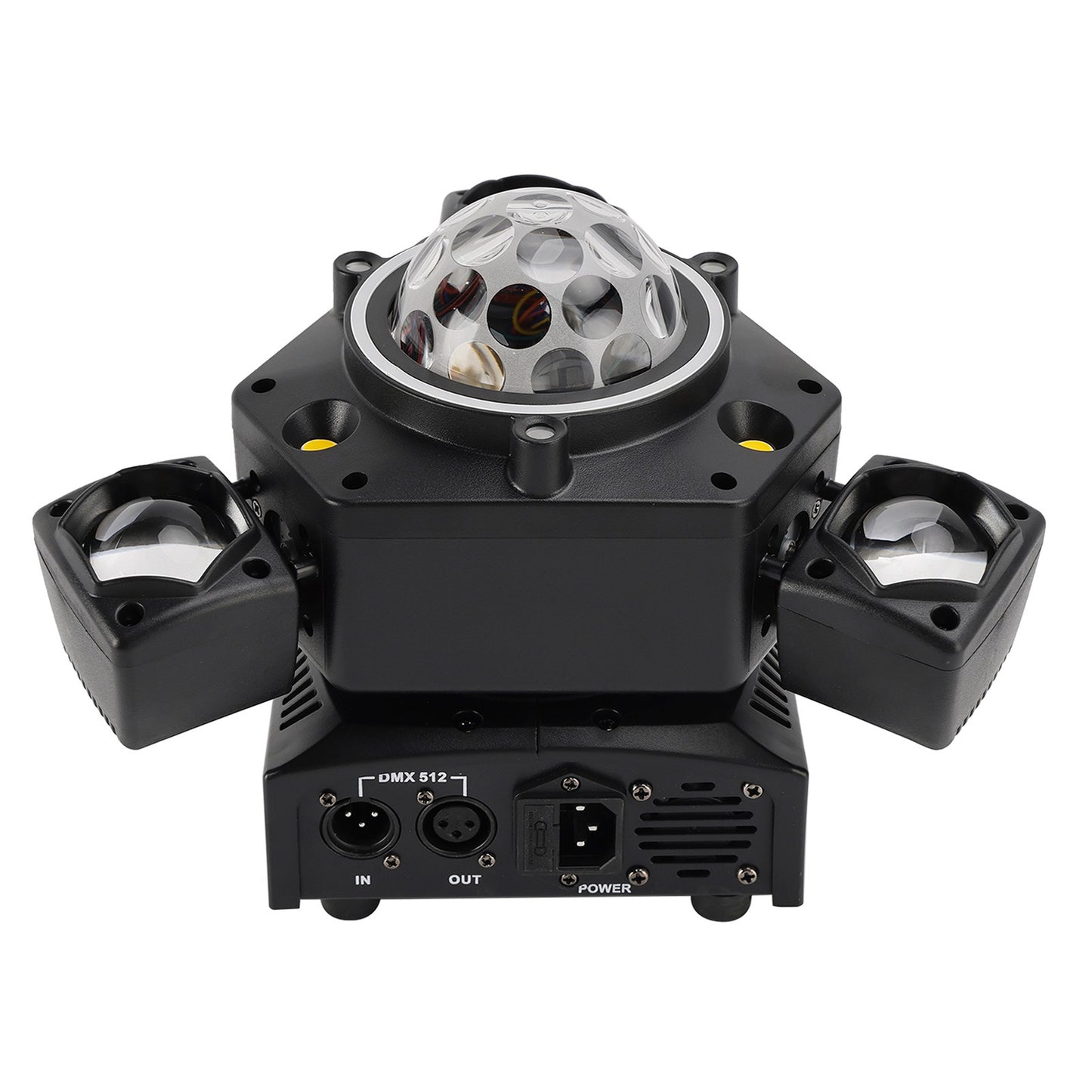Three Head LED Stage Light Beam Moving Head Light With Laser DJ Disco Party