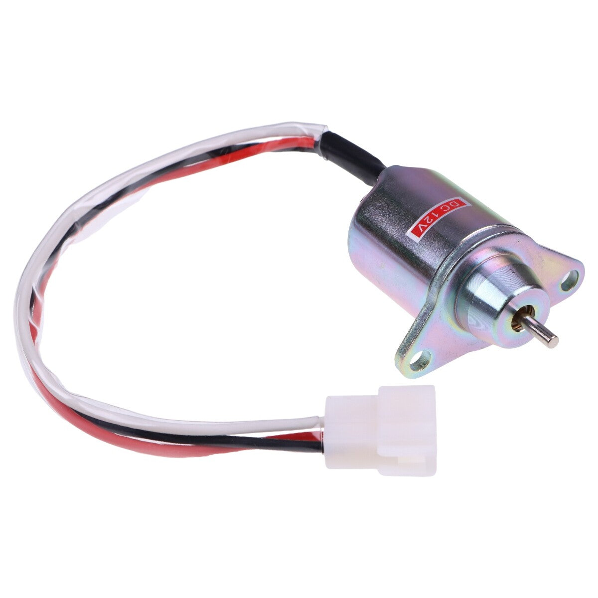 Solid Spare 119653-77950 Fuel Shutoff Solenoid for Yanmar 3TNE84 3TNE88 4TNE84 3TNV70 3TNV76