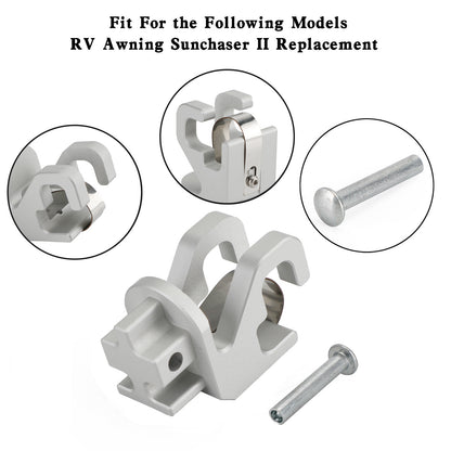 NEW Alminum RV Rafter Claw Satin Hardware For Dometic SUNCHASER II Awning