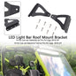 LED Light Bar Roof Mount Bracket Fit Can-am Defender Pro-Fit Cage 50"/52" 16-25
