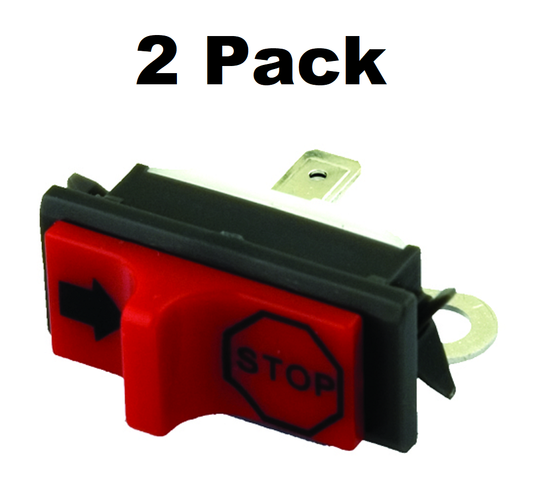Solid Spare On/Off Kill Switch for Husqvarna 362, 365, 371, 371xp, 372, 372XP 2 PACK