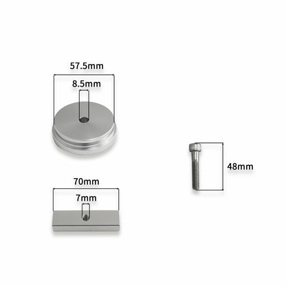Cummins Billet Aluminum Freeze Plug Kit For 89-07 Dodge Turbo Diesel 5.9L 12/24v
