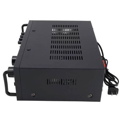 2500W Peak Stereo HiFi Power Amplifier Bluetooth5.4 Karaoke FM USB EQ Mixer 110V