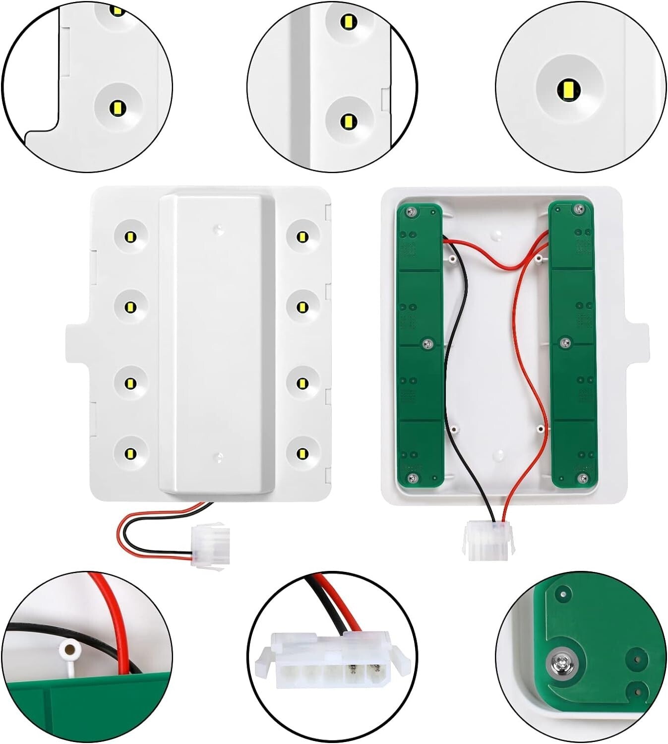W11043011 Replacement LED Module Light Part for Whirlpool Refrigerator W10866538