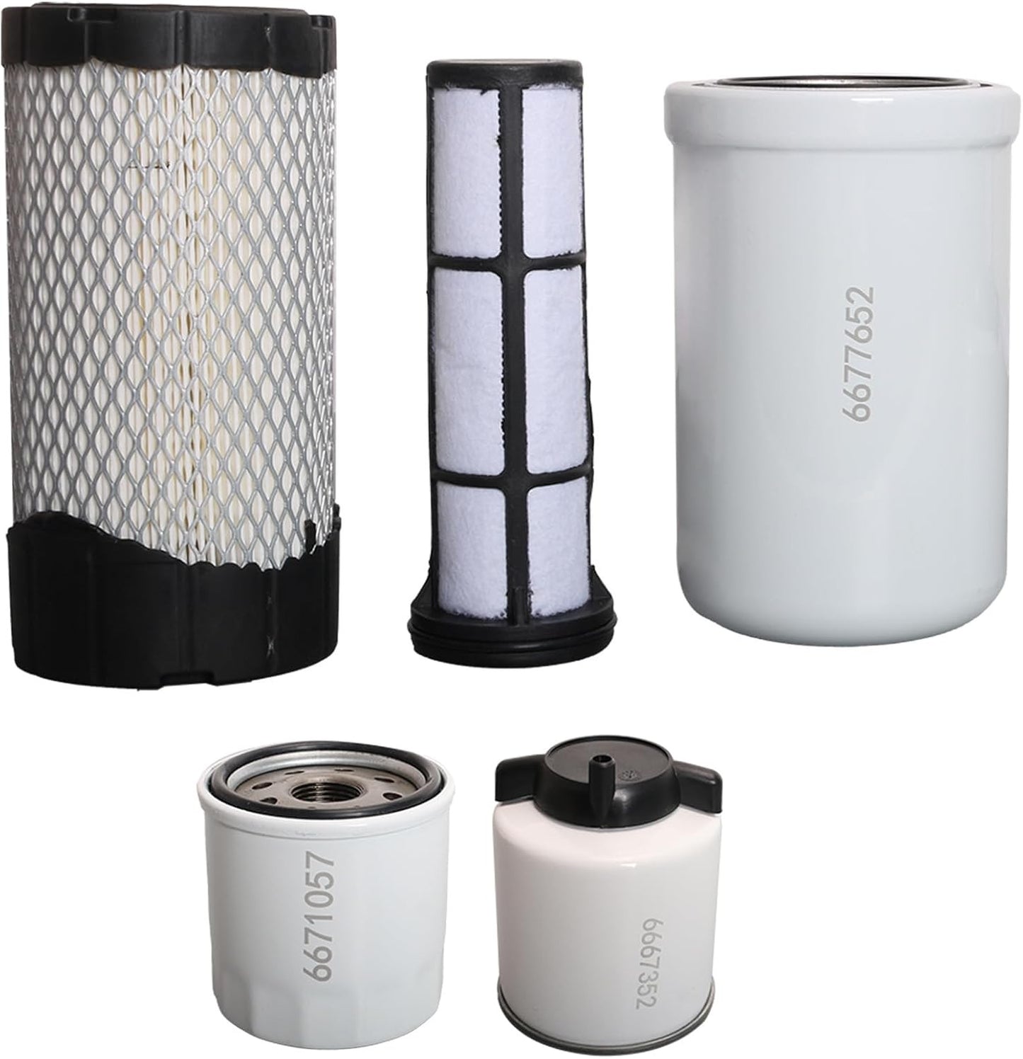 5X Fuel Oil Air Filter Kit For Bobcat Mini Track Loader MT52 MT55 MT85 MT100