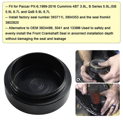 Front+Rear Crankshaft Seal Remover & Installer Tool for Cummins 3.9L 5.9L 6.7L