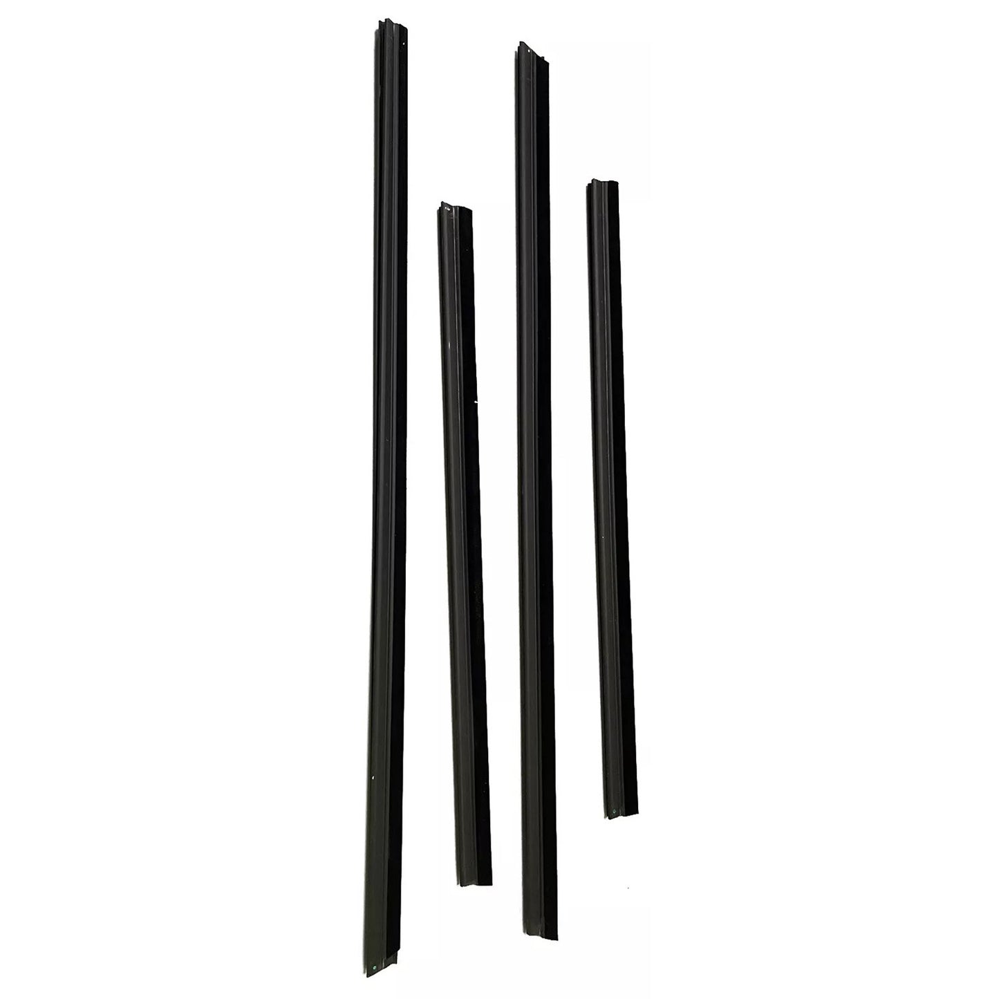 4pcs Door Belt Weatherstrip Molding Seal For Honda Fit Jazz 2008-2013