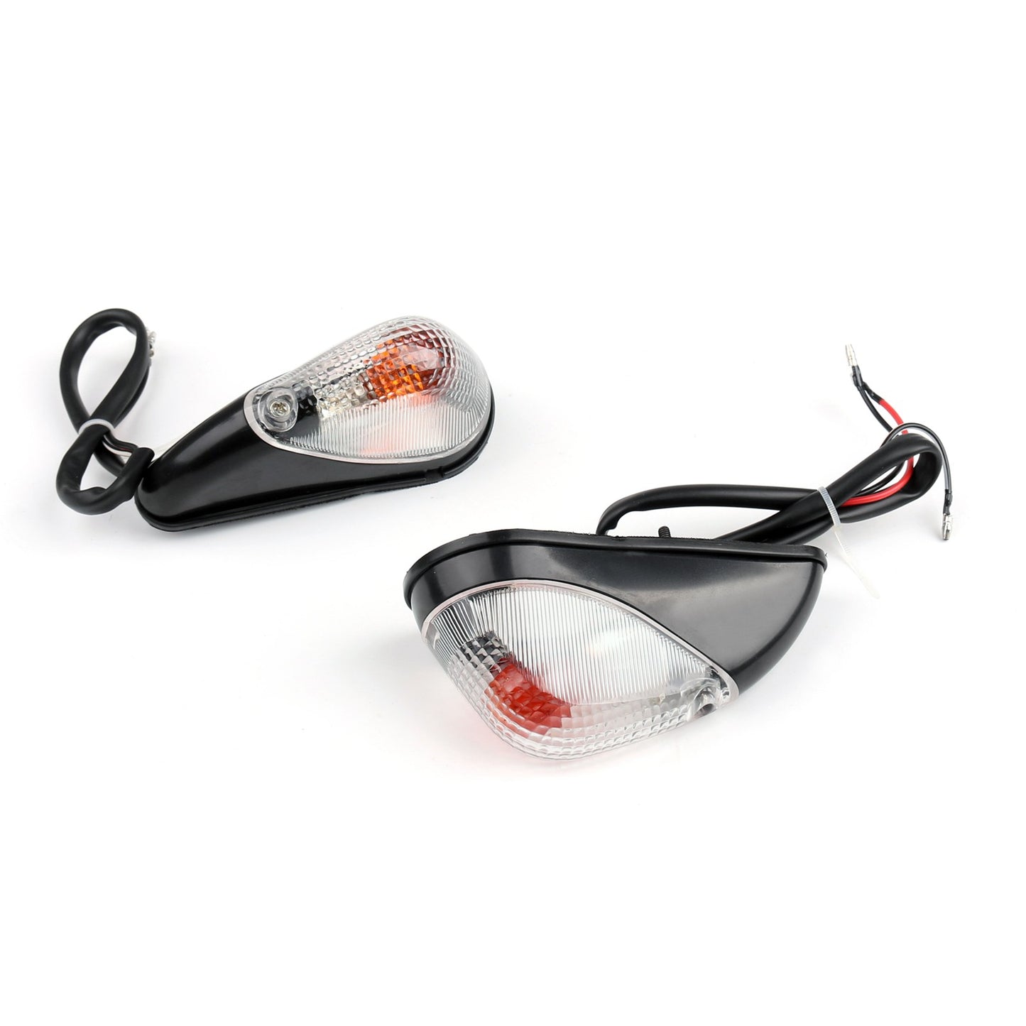 Clear Front Turn Signals For Kawasaki Ninja EX 250 88-07 EY