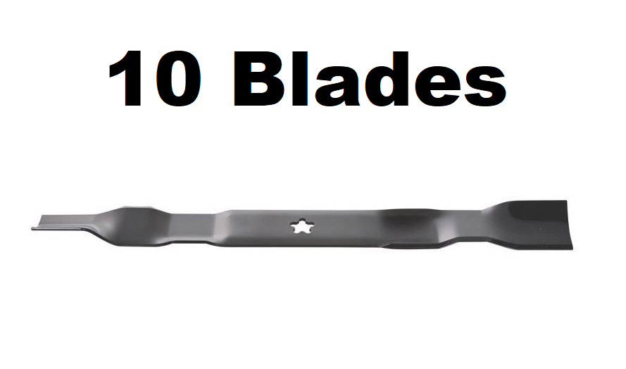 Solid Spare 10PK Oregon 195-005 Lawn Mower Mulching Blades 138971 42" Craftsman Husqvarna