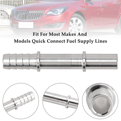 Quick Connect 3/8 Fuel Rail Hose To 3/8 Barb Adapter Fitting AN817-02-06BA~