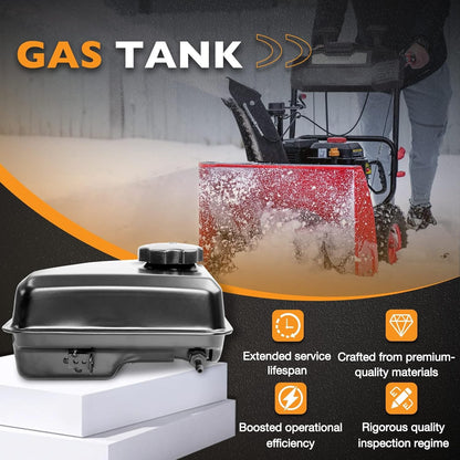 Tiller Fuel Gas Tank For MTD/ Cub Cadet 208cc Snow Blower 951-10653A 951-10653B