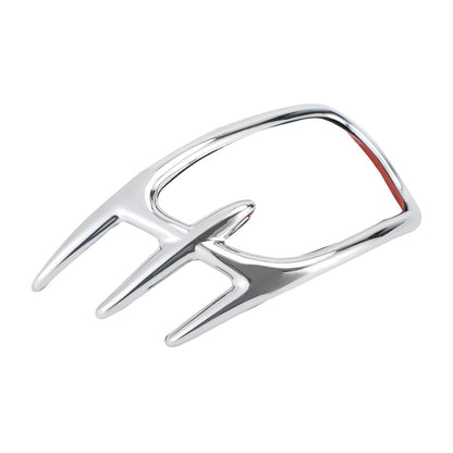 Goldwing Chrome Fairing Mirror Back Accent Grilles for 2001-2011 Honda GL1800