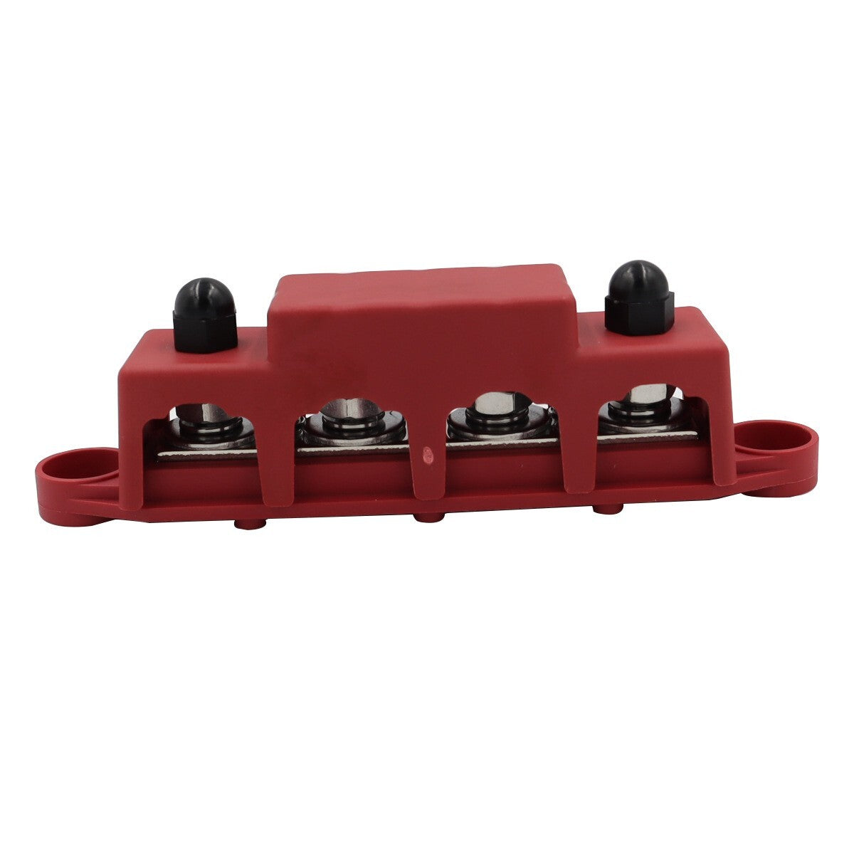 Power Distribution Block 12V 250A Bus Bar 4 x 5/16" Stud Marine, 6 x #8 Screws