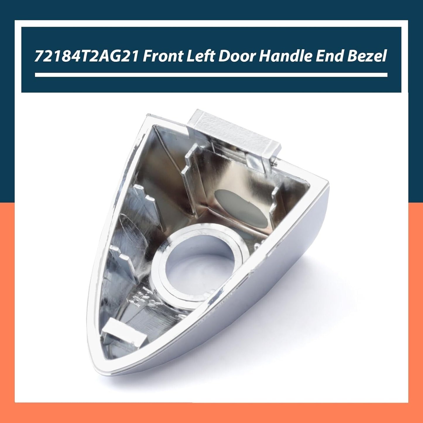 Front Left Door Handle End Bezel Replacement 72184T2AG21 For 13-17 Honda Accord