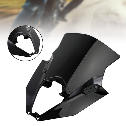 Windshield Windscreen Protector for Kawasaki NINJA 650 ER6F 2020-2022 Black