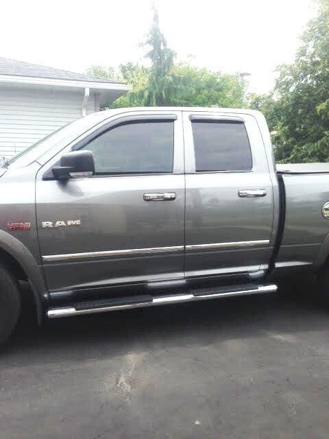 SIDE DOOR TRIM ROCKER PANEL MOLDING PACKAGE For DODGE RAM CHROME 09-17
