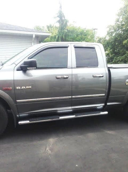SIDE DOOR TRIM ROCKER PANEL MOLDING PACKAGE For DODGE RAM CHROME 09-17