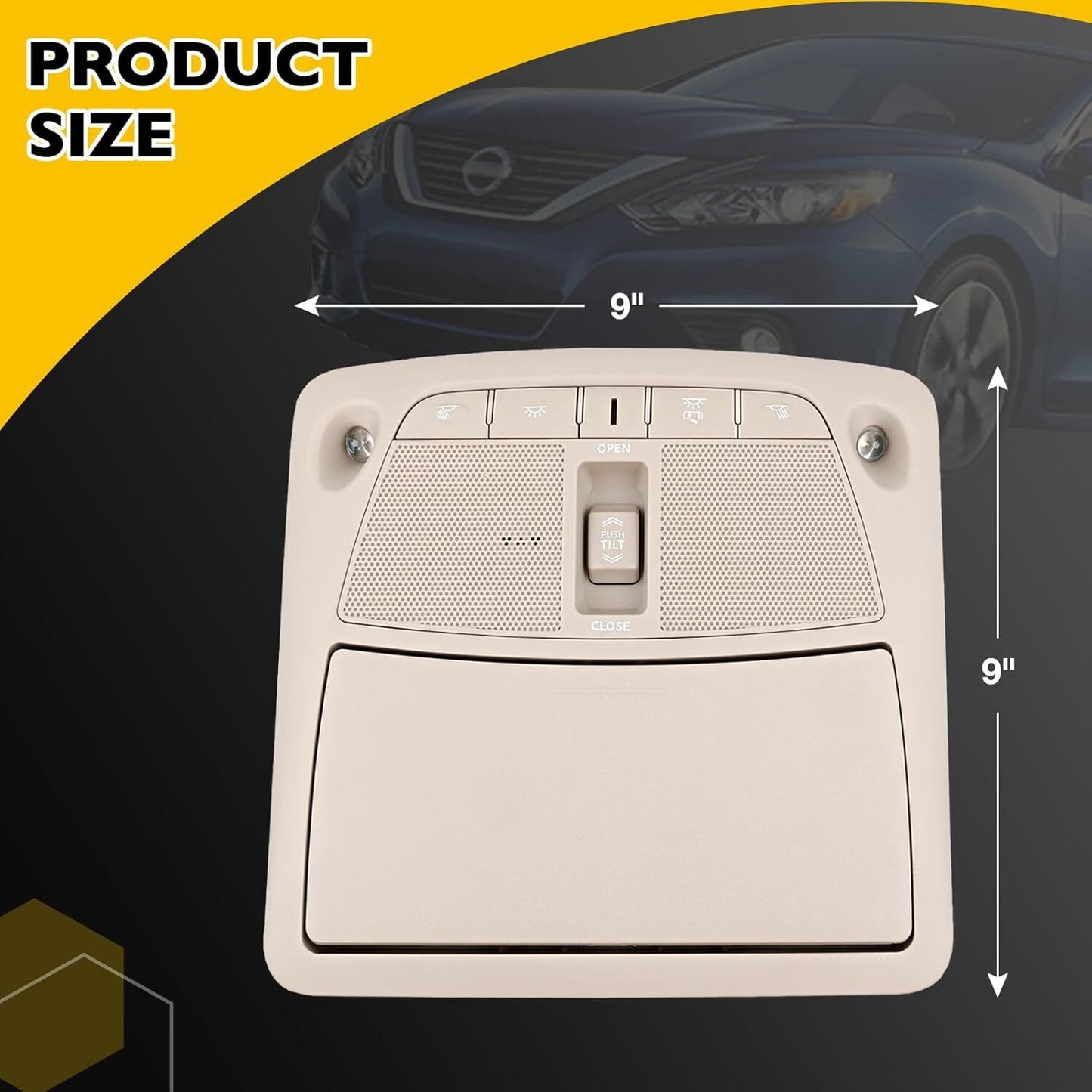 Overhead Console Reading Sunroof Switch For 13-18 Nissan Altima Teana 264308995D
