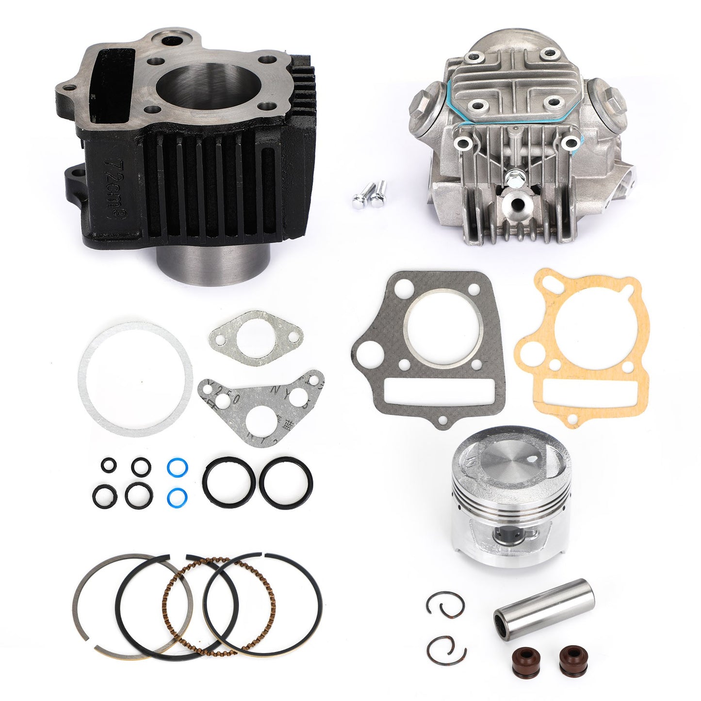 Complete Cylinder Piston Head Gaskets Fits Honda 70cc CRF70F ATC70 TRX70 CT70