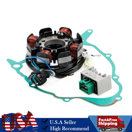 Magneto Stator + Voltage Rectifier + Gasket For Yamaha TTR230 TT-R230 2005-2023