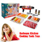 ??36Pcs BBQ Pretend Play Food Toy Grill Set Barbeque Kitchen Cooking Tools Toys