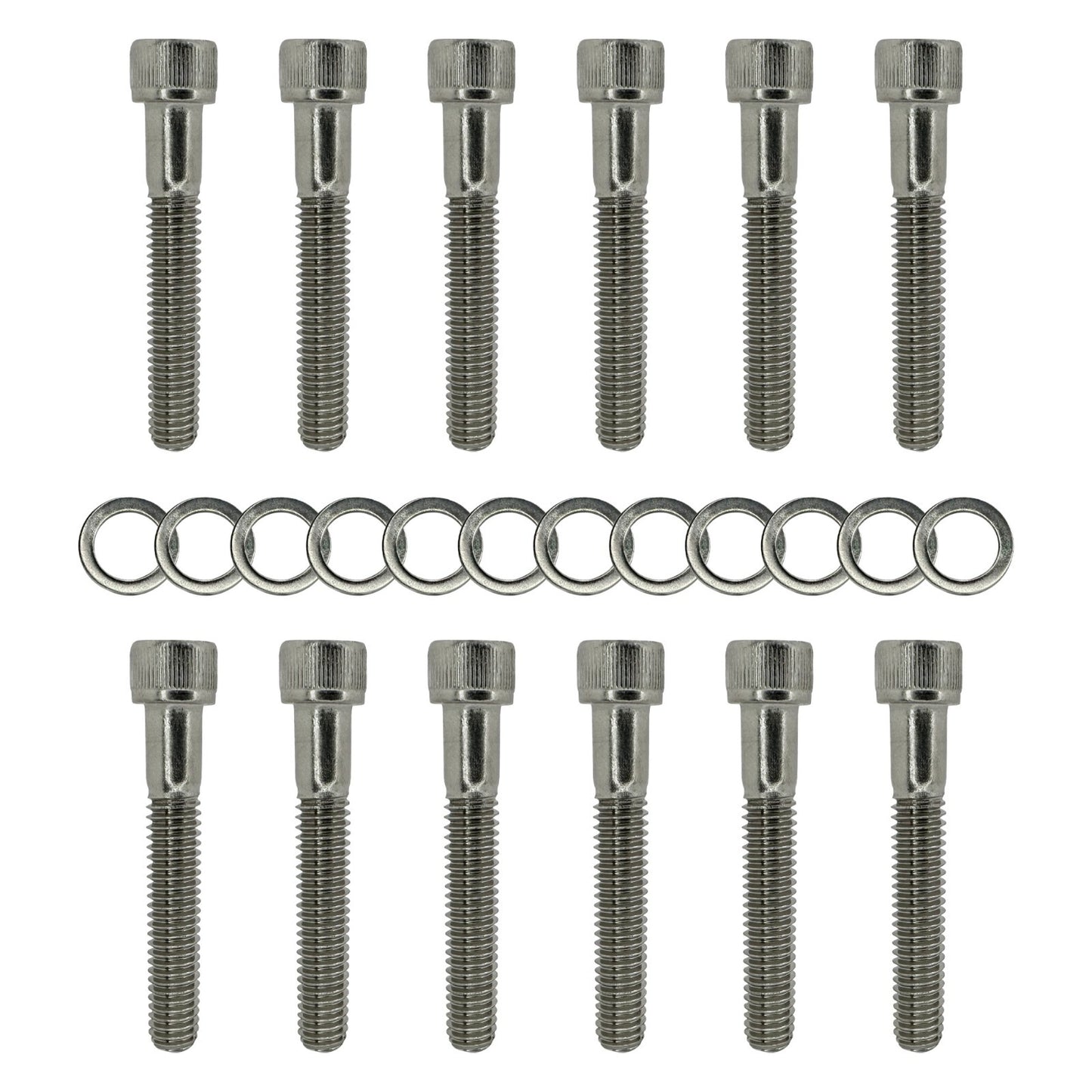 SBF Stainless Steel Intake Manifold Bolt Kit for Ford Small Block 289 302 5.0L