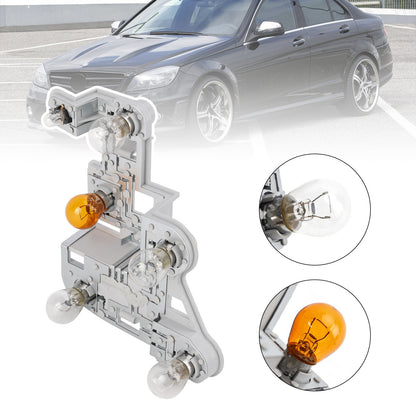 Left Tail Lamp Bulb Holder with Bulbs For Mercedes W204 C-Class 2007-2010 2008