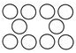 Solid Spare Pentair 521147 Intellichlor O-Rings Gaskets For Salt Generator - 10 PACK