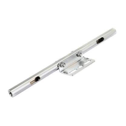 Universal Moto Front Turn Signal Spot Light Bar Mount Bracket Clamp Chrome